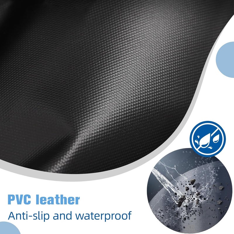 Wacece ATV Seat Cover Non-Slip Soft Waterproof for LTZ400 LTZ 400 LTZ400Z Quadsport Z400 2x4 (2009-2014) - High Elastic Leather Black - Image 3