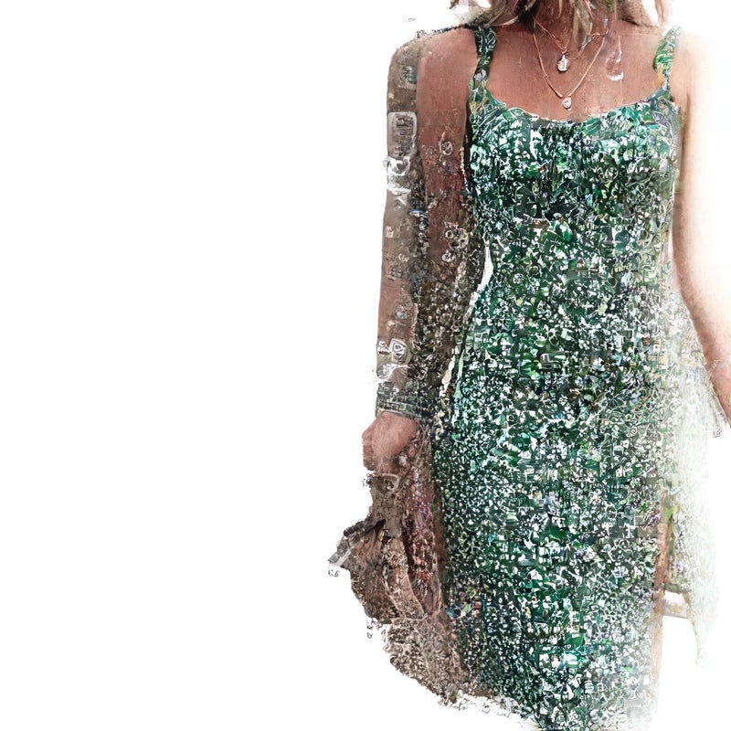 Sexy Sleeveless Floral Print Split Dress Summer Women's Bodycon Midi Dress - Image 5