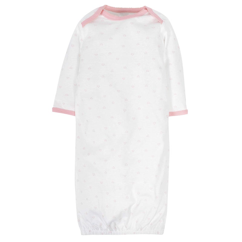 GerberBaby Girls4-Pack Sleeper GownCastle0-6 Months - Image 3