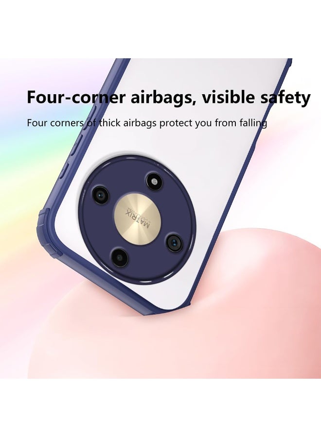 general Translucent Frosted Case Compatible with Honor X9d 5G 2025 Four-corner Airbag Drop Protection, Anti-scratch & Anti-fingerprint Acrylic Backcover - Image 5