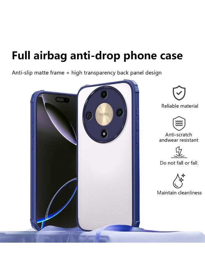 general Translucent Frosted Case Compatible with Honor X9d 5G 2025 Four-corner Airbag Drop Protection, Anti-scratch & Anti-fingerprint Acrylic Backcover - Image 2