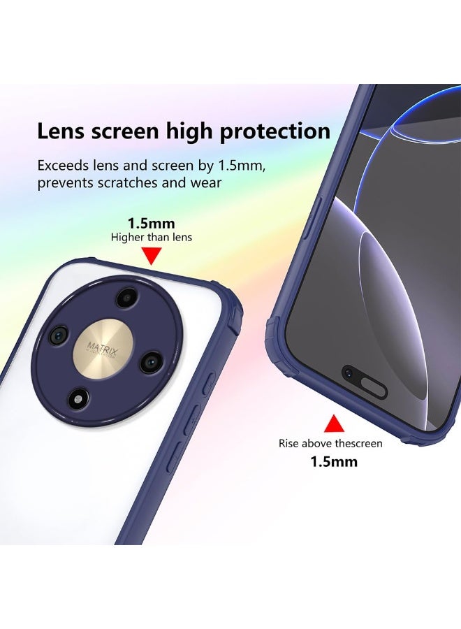 general Translucent Frosted Case Compatible with Honor X9d 5G 2025 Four-corner Airbag Drop Protection, Anti-scratch & Anti-fingerprint Acrylic Backcover - Image 4