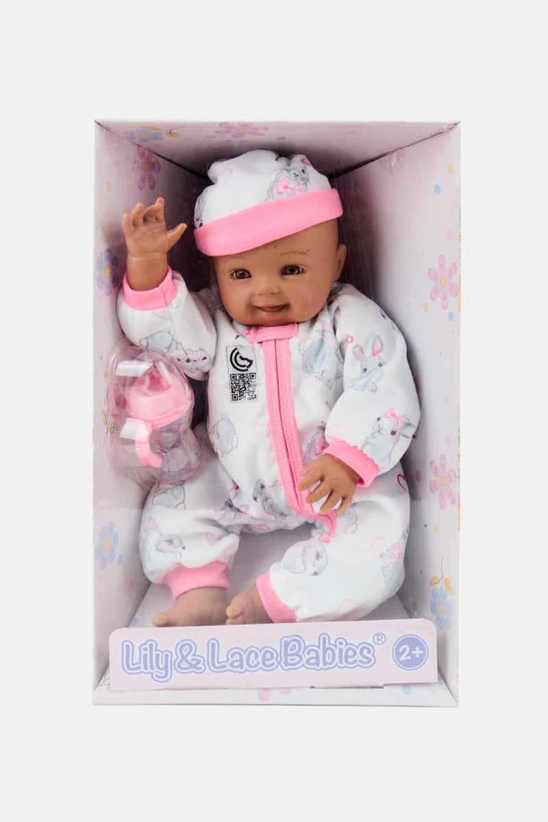 Lotus Baby Dolls Lily And Lace Babies Doll And Feeding Bottle  - Image 1