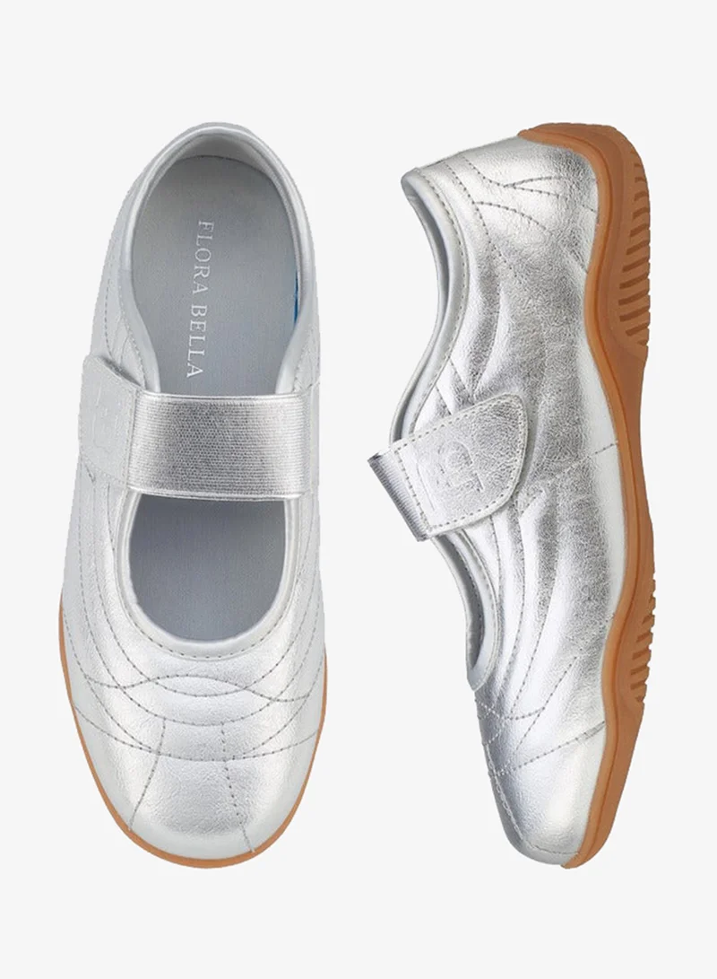 Women Panelled Hook & Loop Sneakers