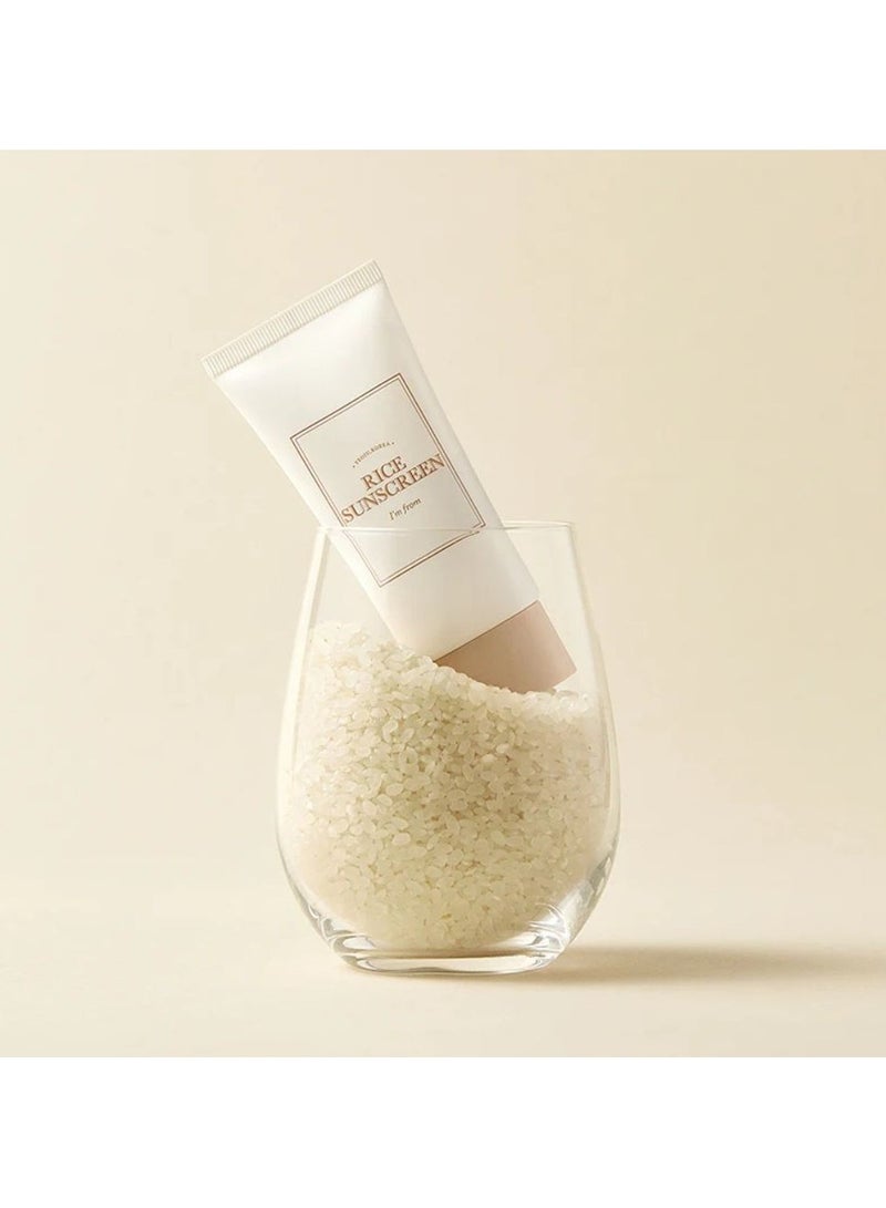 آي أم فروم واقي الشمس من آي إم فروم رايس بعامل حماية من الشمس 50+ ومغذي 50 مل - Image 3