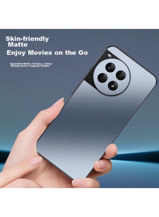 Shangsu, Suitable For Oneplus Ace3pro Phone Case, Ace3pro Protective Cover, Full Lens Protection, Ag Frosted Anti-drop Soft Case, Oneplus Plain Simple Style For Women And Men, Outer Shell, Graphite Black - Image 2