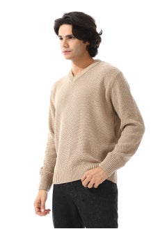Andora V-Neck New Knitted Long Sleeves Pullover  - Image 2