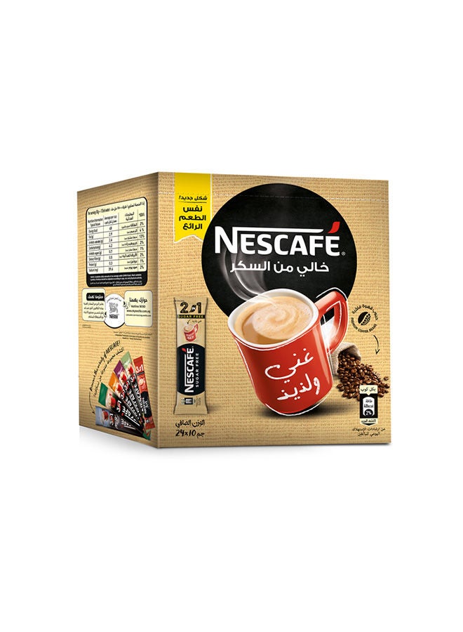 NESCAFE 2In1 Stick 12 24X10grams Pack of 12