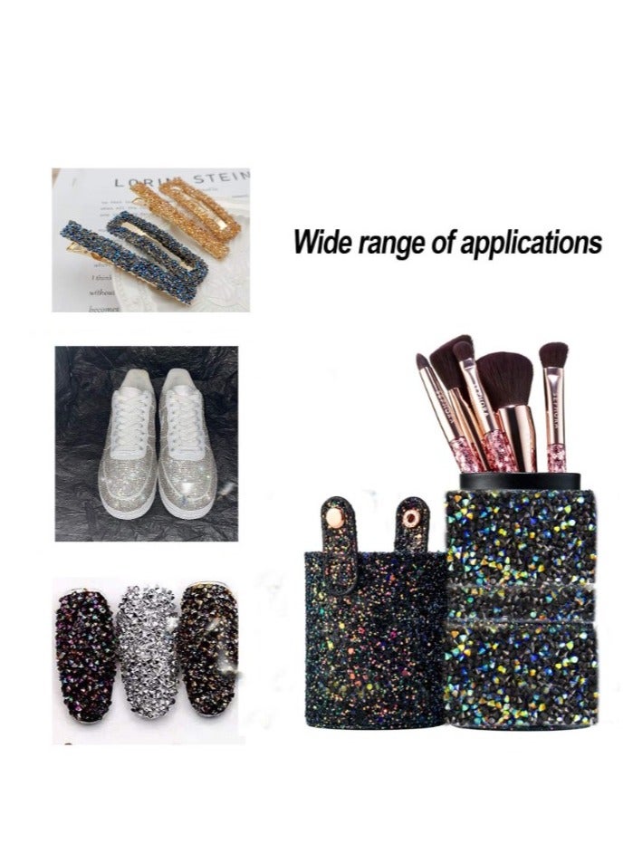 Self-Adhesive Crystal Rhinestone Diamond Ribbon for Embellishments and Decoration 1 Piece Length 90cm Width 1cm - Image 4