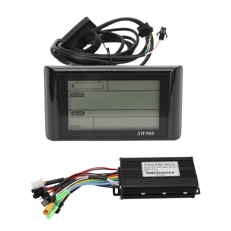 Electric Bike Motor Controller Kit 26A DC 24V 36V 48V Heat Dissipation LCD Display Panel Brushless Controller for Bike - Image 5