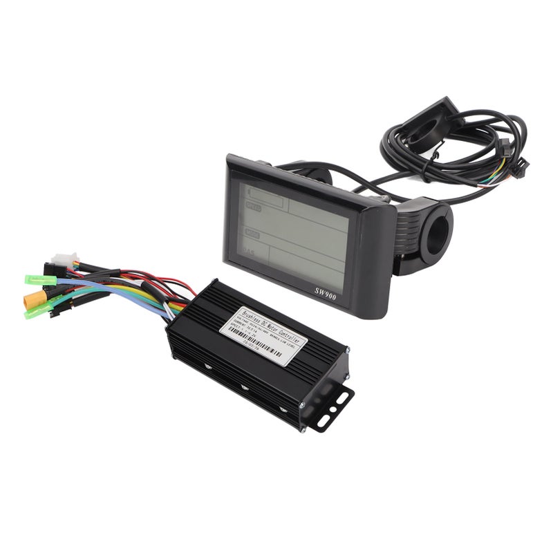 Electric Bike Motor Controller Kit 26A DC 24V 36V 48V Heat Dissipation LCD Display Panel Brushless Controller for Bike - Image 2