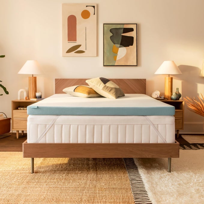 TEMPURPEDIC TEMPURADAPT COOLING 3INCH QUEEN MATTRESS TOPPER MEDIUM LUXURY PREMIUM FOAM WASHABLE COVER MEDIUM COOLING TOPPERWHITE