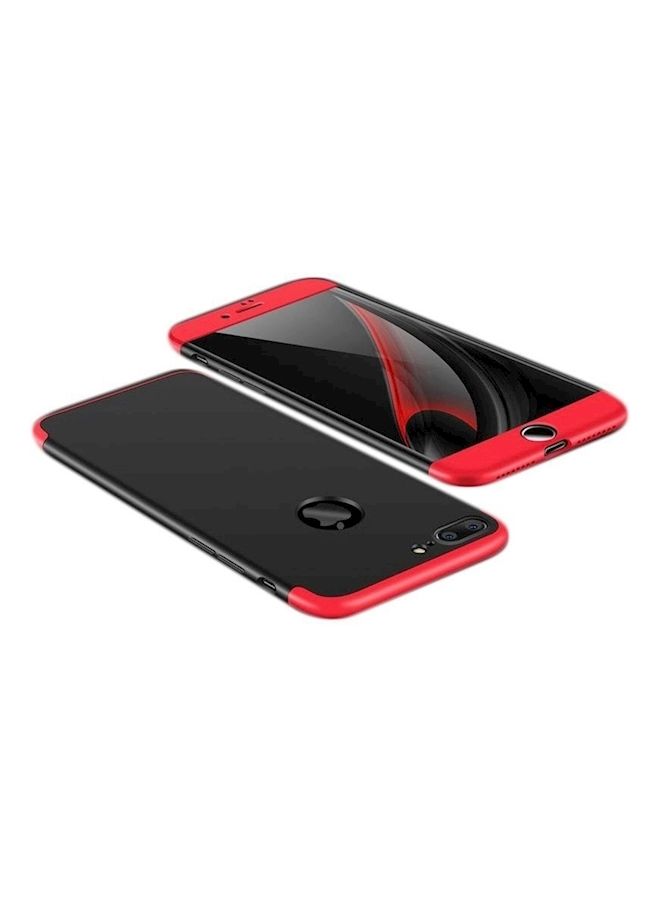 NIBEMINENT Protective Case Cover For Apple iPhone 8 Plus Red/Black - Image 1
