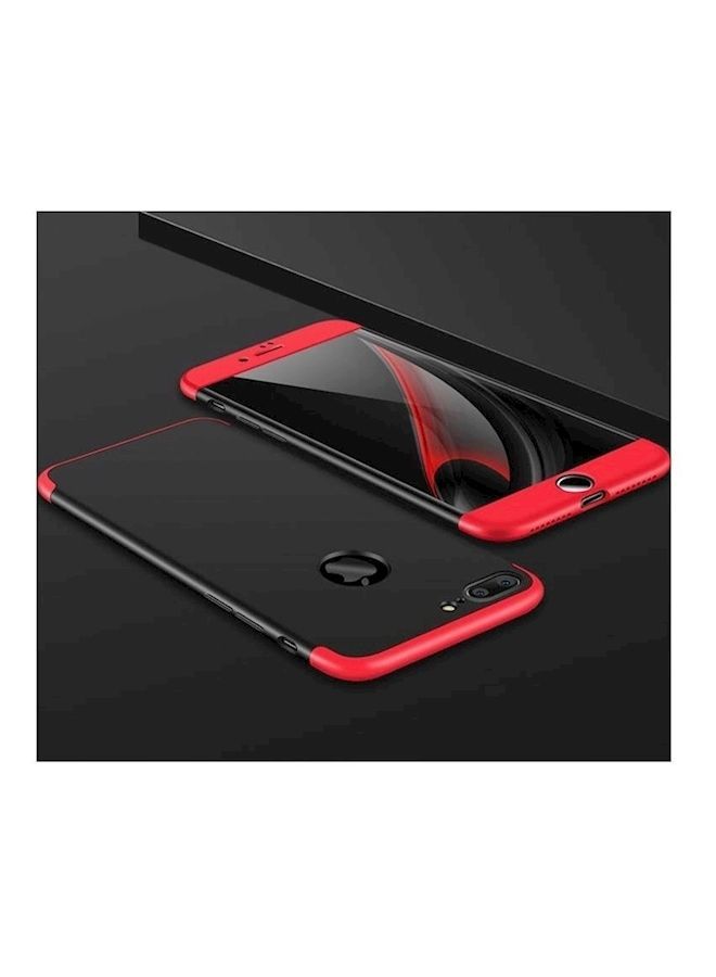 NIBEMINENT Protective Case Cover For Apple iPhone 8 Plus Red/Black - Image 2