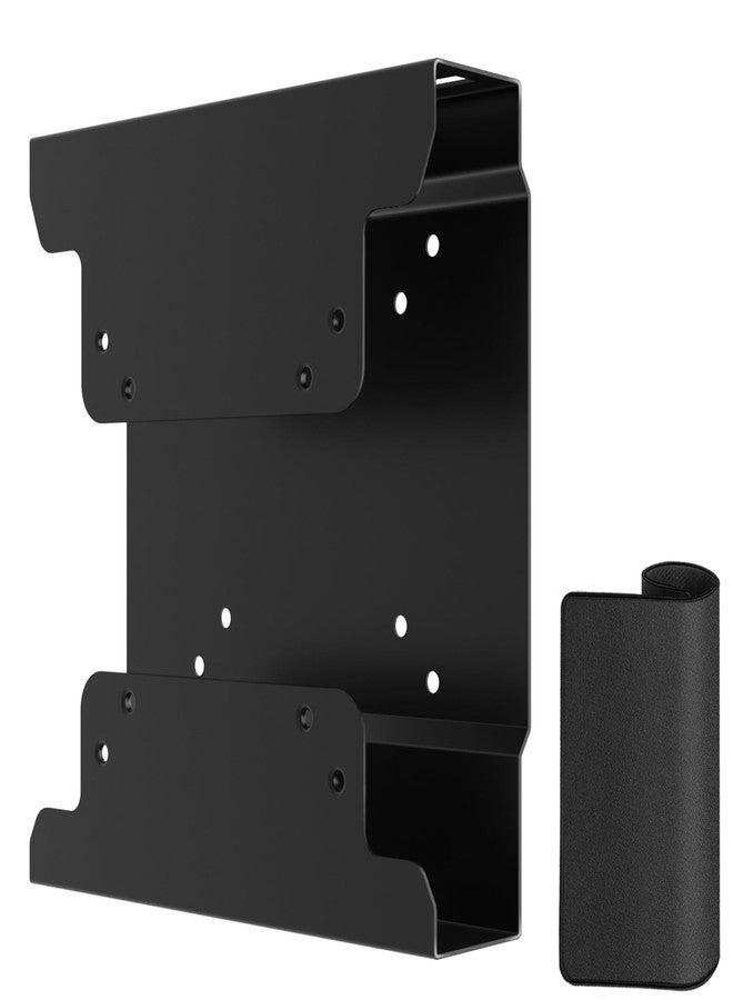 Dinghosen Mini PC VESA Mount for Dell Micro Mount with Mouse Pad, Install on Monitor Arm, for Dell OptiPlex Micro Form Factor Case, for MFF 3040 7080 5070 3000 7060 7090 9020, Wall/VESA/Under Desk - Image 1