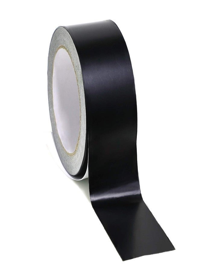 Missyoung Black Aluminum Foil Tape High Temp Heavy Duty Adhesive HVAC Sealing Hot Cold Air Duct Tape for Pipe Metal Repair (2 IN x 64 FT 3.9 Mil) - Image 1