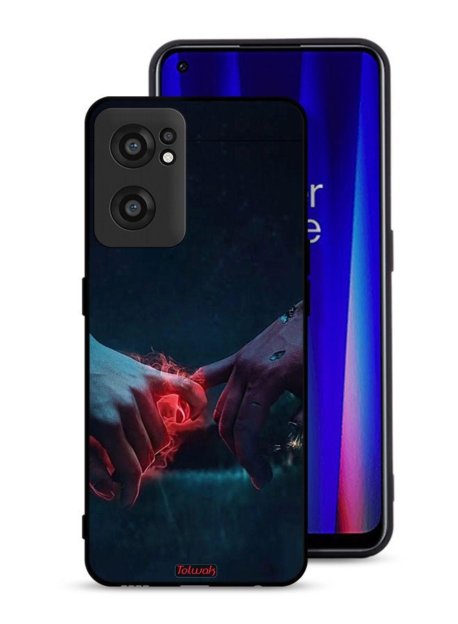 Tolwak OnePlus Nord CE 2 5G Protective Case Cover Burning Hands - Image 1