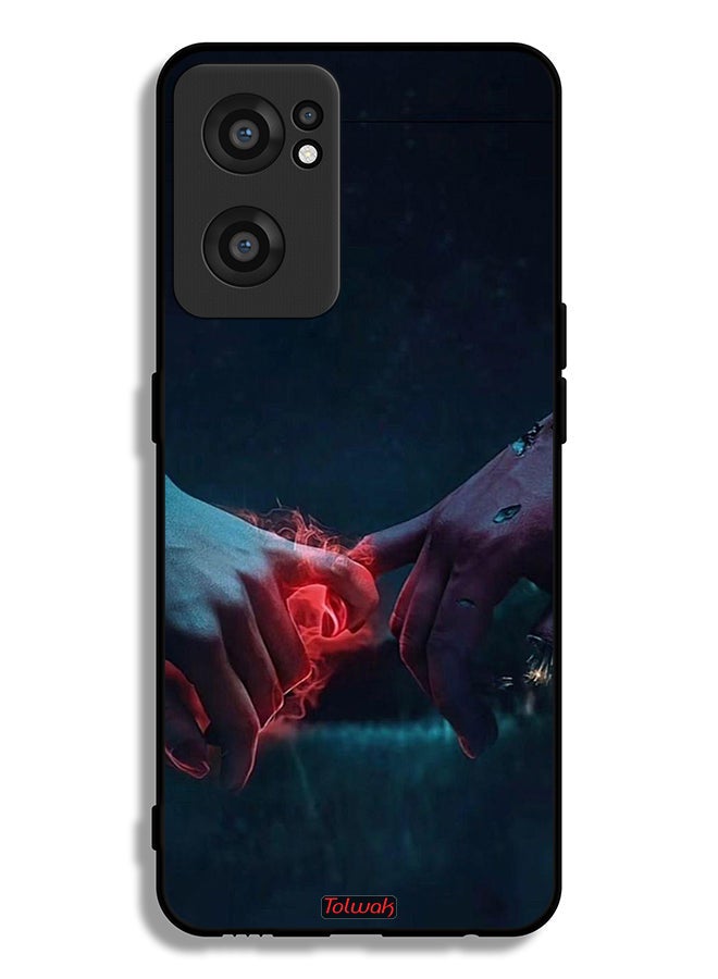 Tolwak OnePlus Nord CE 2 5G Protective Case Cover Burning Hands - Image 2