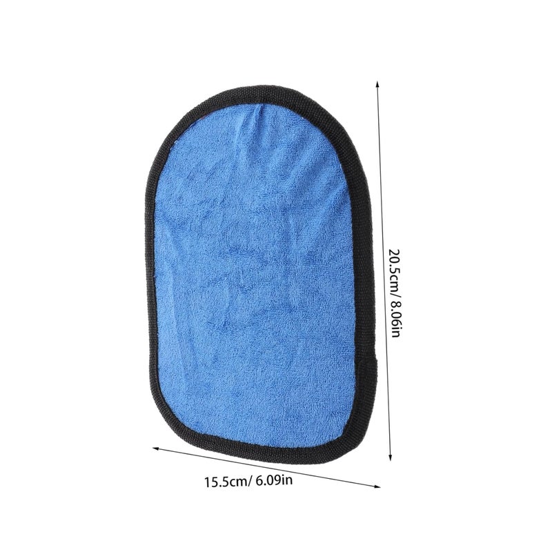 Blue Sand Removal Gloves For Beach Activities Water Sports Adjustable Mitts - Image 3