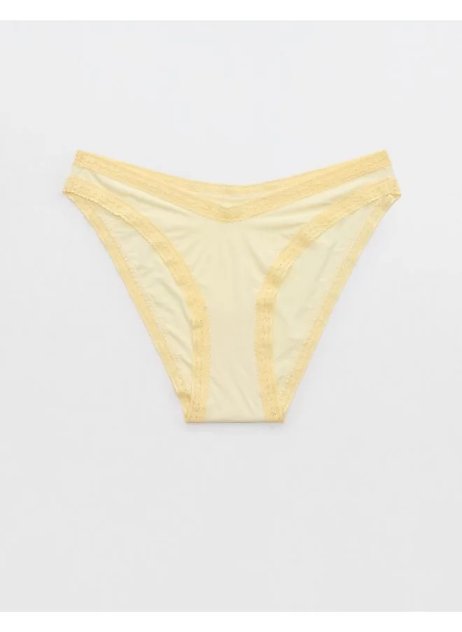 Aerie SMOOTHEZ Microfiber Lace Bikini Underwear
