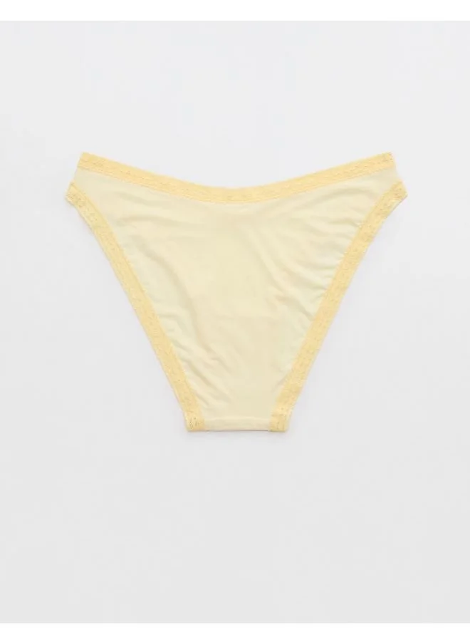Aerie SMOOTHEZ Microfiber Lace Bikini Underwear