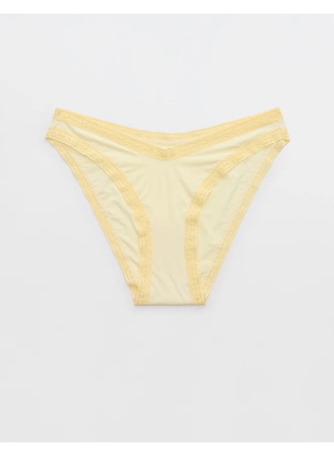 Aerie SMOOTHEZ Microfiber Lace Bikini Underwear