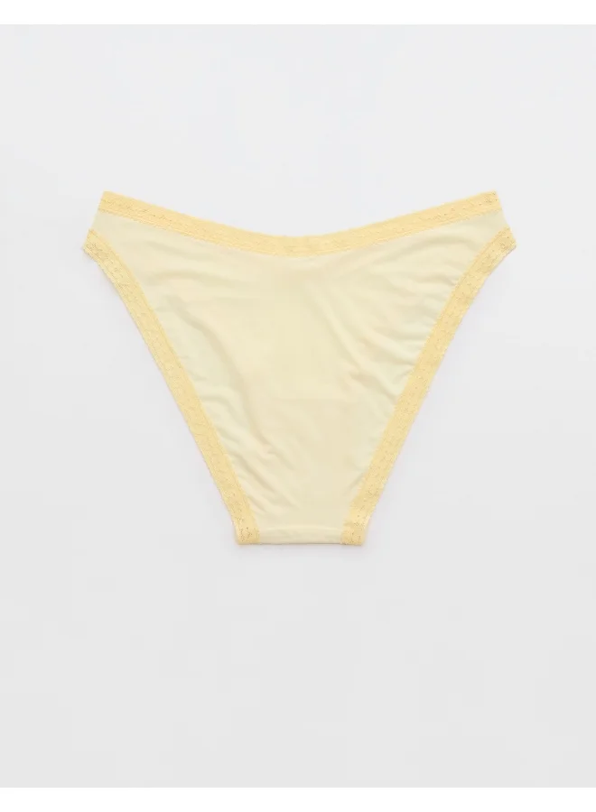 Aerie SMOOTHEZ Microfiber Lace Bikini Underwear