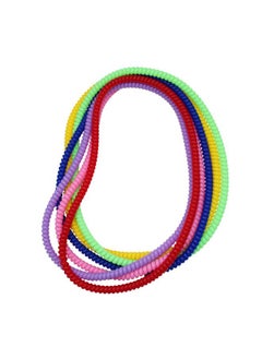 Olugu Sensory Chew Necklace for Boys and Girls, 6 Pack Stretch Chewing Necklaces for Kids with Autism ADHD SPD, Oral Motor Aids Chew Toys Reduce Fidgeting for Kids Chewer (6)  - Image 1