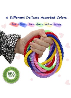 Olugu Sensory Chew Necklace for Boys and Girls, 6 Pack Stretch Chewing Necklaces for Kids with Autism ADHD SPD, Oral Motor Aids Chew Toys Reduce Fidgeting for Kids Chewer (6)  - Image 2