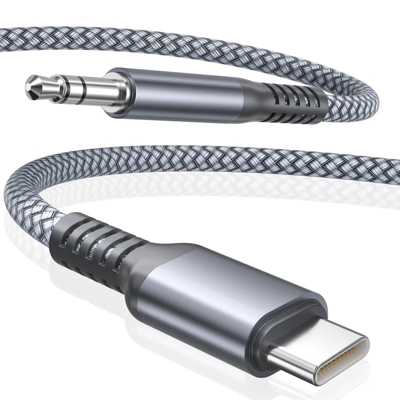 Elebase iPhone 17 16 16e Aux Cord 4FT,USB C Aux Cable,Type C to 3.5MM Jack Audio Adapter Auxiliary Cord for Car,New Apple 15 Pro Max Plus,iPad mini Air,Samsung Galaxy Z Fold Flip,S25 S24 S23 FE Ultra - Image 1