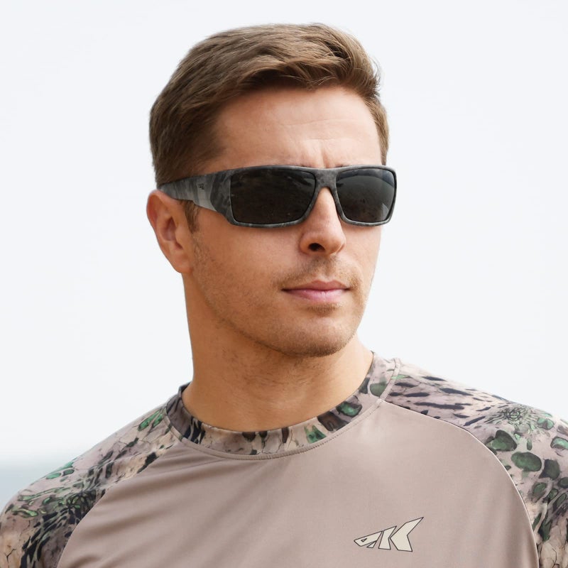 KastKing Iditarod Polarized Sport Sunglasses,PuriVex Protective Lens Coating Fishing Sunglasses,Ideal for Driving Fishing Cycling and Running,UV400 Protection,Durable Grilamid Frame - Image 3