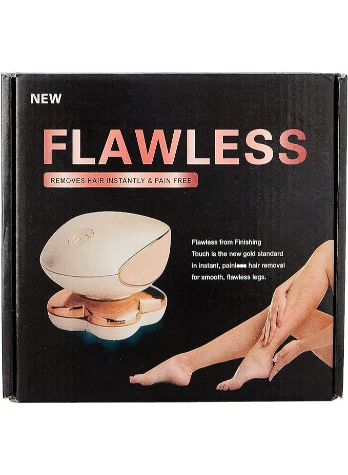 فلوليس ماكينة إزالة شعر الجسم الكهربائية من Finishing Touch Flawless للنساء، ماكينة إزالة شعر الجسم الكهربائية القابلة لإعادة الشحن عبر USB - Image 4