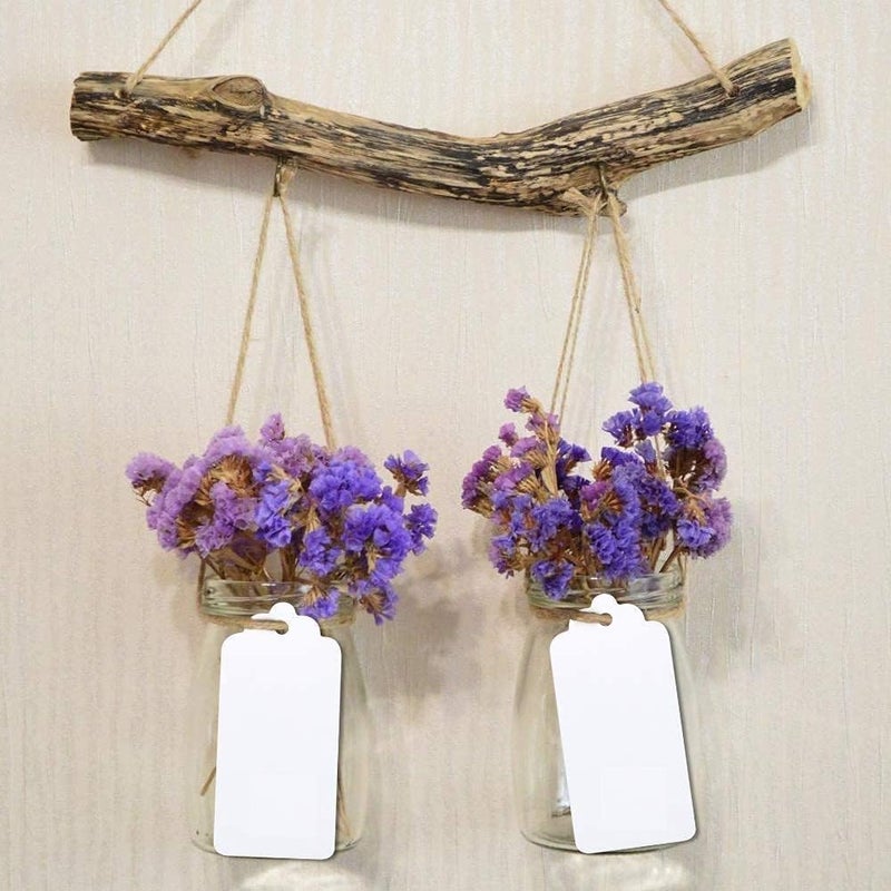 g2plus Price Tags, White Paper Gift Tag, 100 PCS Paper Tags with String, 2.8×1.6 in Blank Labeling Tag for Gift Wrapping, DIY Arts & Crafts, Wedding, Christmas, Mother's Day, Teachers Day - Image 5