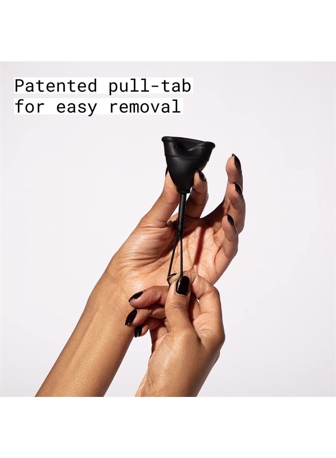 Flex Cup Starter Kit | Reusable Menstrual Cup + 2 Free Menstrual Discs | Pull-Tab for Easy Removal | Tampon + Pad Alternative | Lasts for Years | Capacity of 2 Super Tampons - (Slim Fit - Size 01) - Image 4