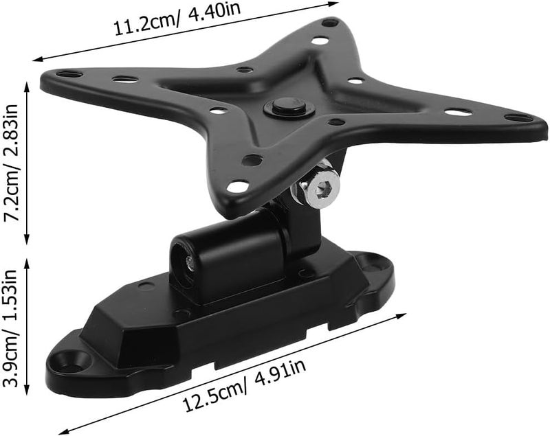 1 Set PC Monitor Wall Mount Bracket - Swivel and Tilt Function Fits 10"-27" LCD Screen for Workstation Gaming Setup Home Entertainment Room - 10KG Bearing - Image 4