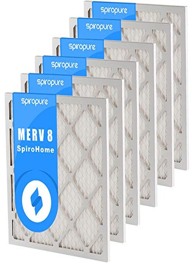 SpiroPure 20X26X1 MERV 8 Pleated Air Filters - Made in USA (6 Pack) - Image 1