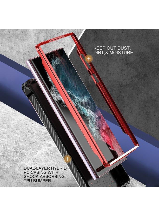 erorex Case For Samsung Galaxy S22 Ultra 5G Armor Series Holder Phone Case - Image 3