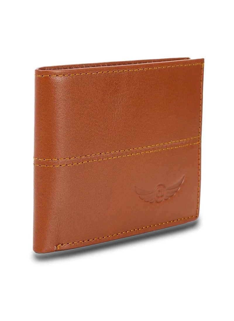 Crossland CROSSLAND Genuine Leather Slim Bifold Wallet for Men, 8 ID Slots, RFID Blocking Technology  - Image 3