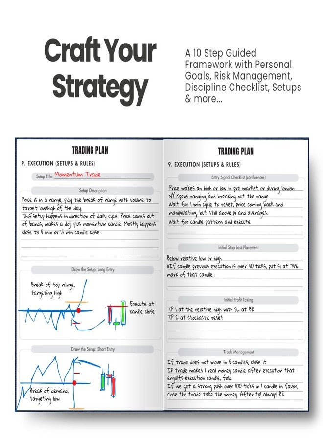4X Trading Journal for Day Traders | Trade Log Book for Stocks, Forex, Options, Crypto | 12 Week Plan with 80 Trades | Trading Accessories | Neuroscience Based with Guided Trading Plan | Traders Gift - Image 4