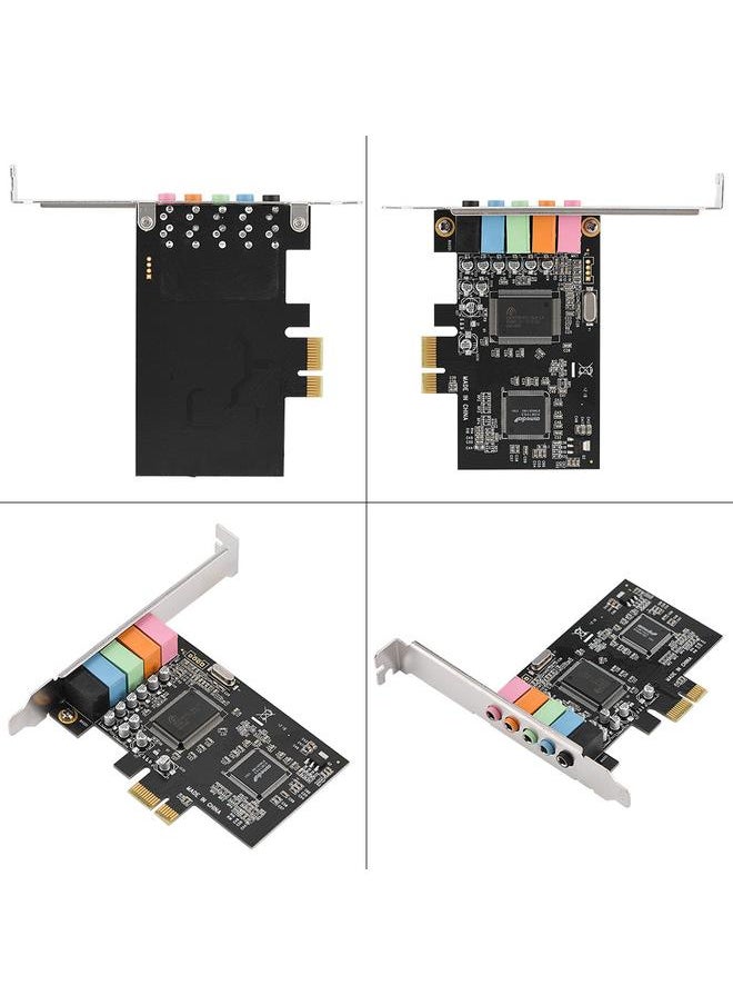 Thoraya 32/64-bit Digital Sound Card 6-channel Hi-Fi 3D Stereo Sound PCIE Sound Card for Direct Sound  - Image 5