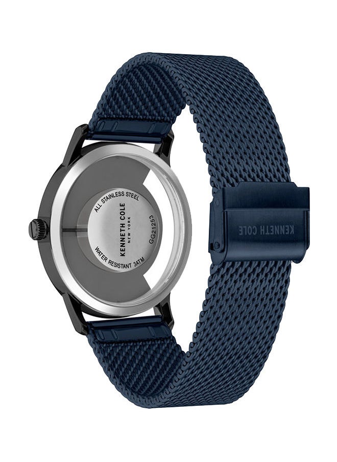 Kenneth Cole - Men Buckle Analog Round Stainless Steel Wrist Watch KCWGG2125302 - 42Mm - Image 1