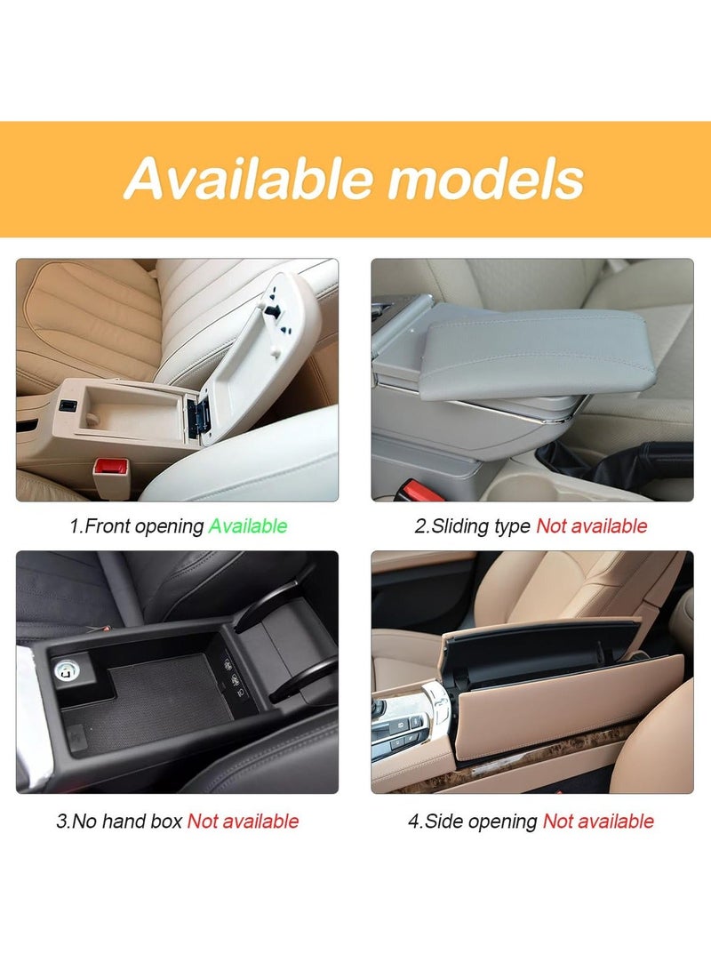 Generic Auto Center Console Pad, Car Decor Accessories for Women,11.8" x 7.9" Furry Armrest Cover Universal for SUV/Truck/Car, Warm Winter Premium Faux Sheepskin Wool, (2pcs Black) - Image 2