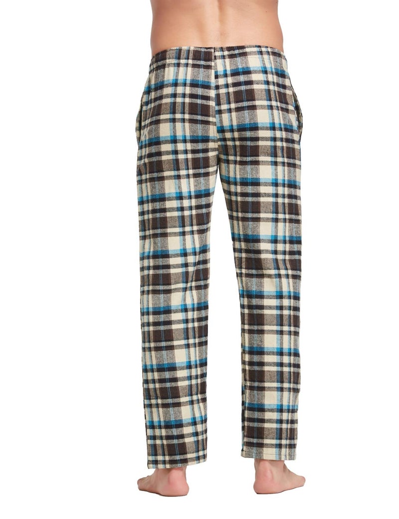 CYZ Men's 100% Cotton Premium Super Soft Flannel Plaid Pajama/Louge Pants-F1511070-2XL - Image 4