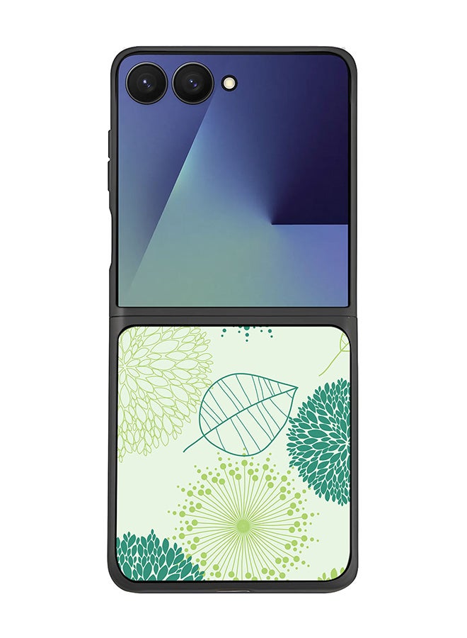 For Samsung Galaxy Z Flip7 Case,Slim fit Camera Protection, Shockproof Thin Phone cover  - Single Leaf