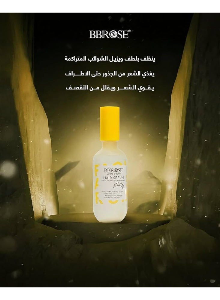 بي بي روز سيروم الشعر BBROSE بالقمح وفيتامين E وحمض الماندليك 160 مل - Image 2