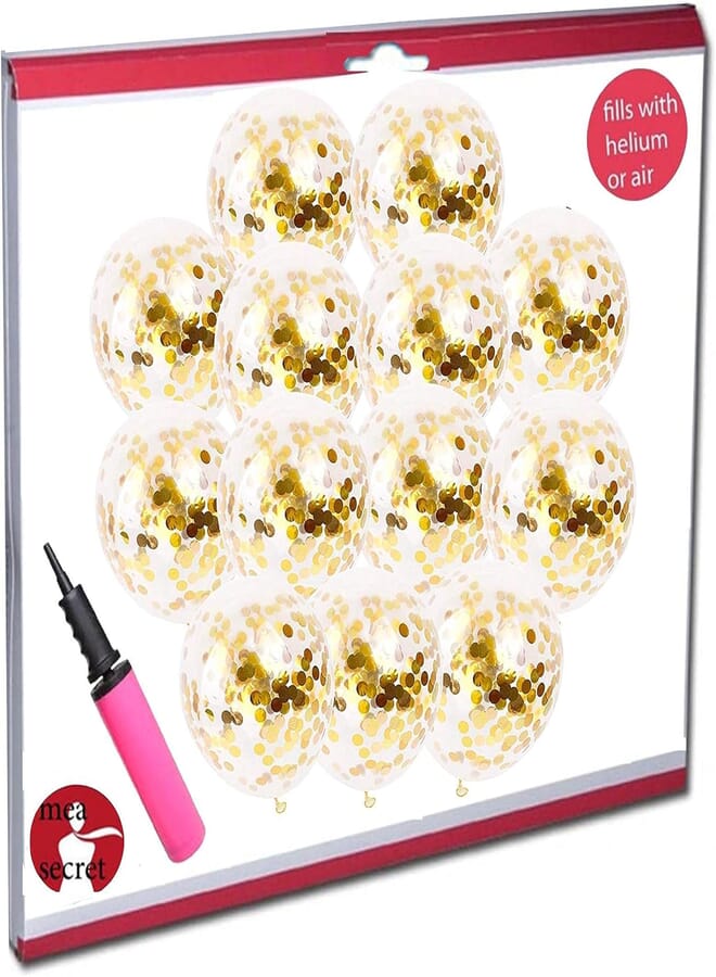 secret 10Pcs 12inch Confetti Balloon Latex Confetti Balloon Wedding Decoration Happy Birthday Balloons Party Supplies