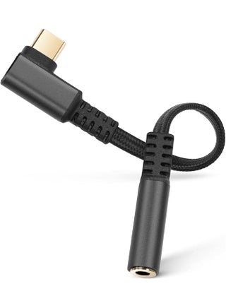 محول USB C إلى مقبس 3.5 مم، محول سماعة رأس من النوع C، محول سماعة رأس صوت رقمي Aux، محول Dac بزاوية عالية الدقة متوافق مع Samsung Galaxy S22 S21 S20 Ultra Note 20 Huawei Mate 40 P30 - pzsku/Z85F3FAB23AB92064BD87Z/45/_/1740929404/daec939f-99bb-4b51-98cb-e65b7b98fbf8