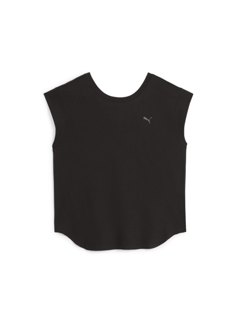 PUMA STUDIO FOUNDATIONS Womens Black Training Vest - Image 1