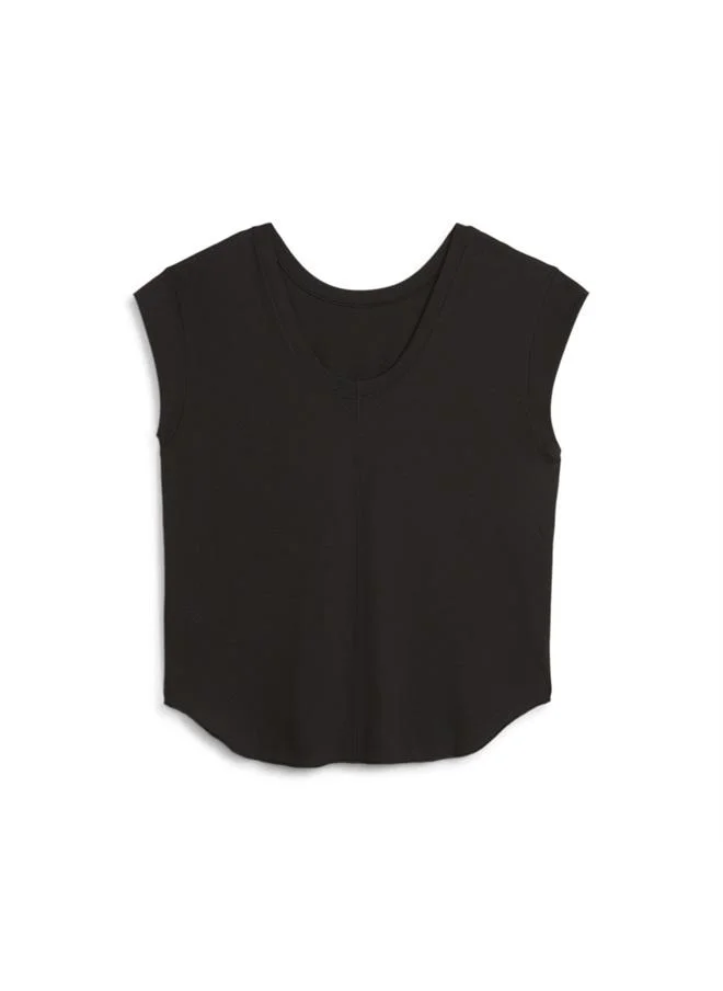 Puma  STUDIO FOUNDATIONS Women's Training Tee for Women | Best Price UAE