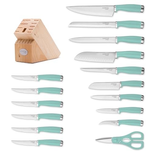 Hampton Forge EpicurePistachio–17Piece BlockSet, 17-Piece, Pistachio - Image 2
